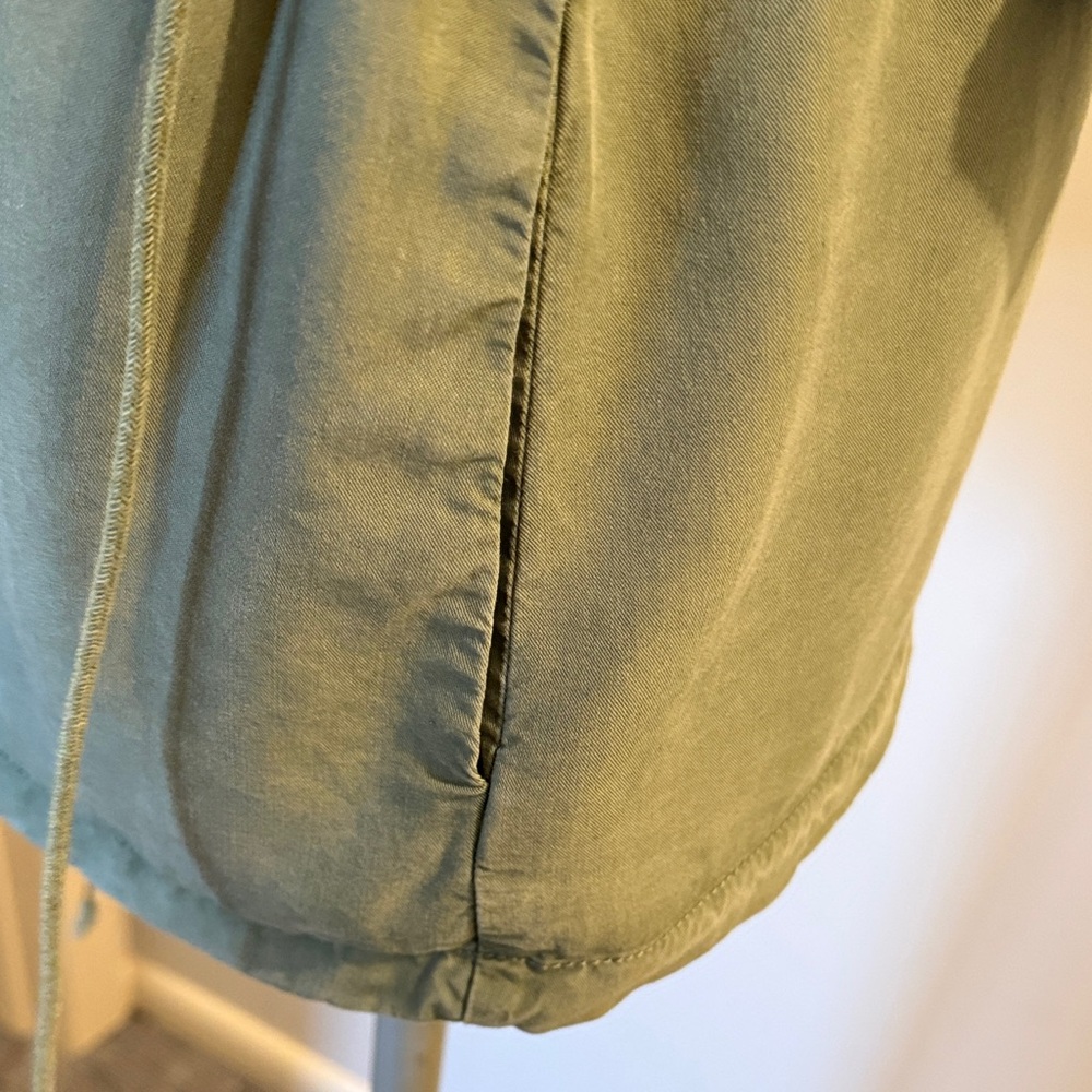 Sanctuary Olive Draped Open-Front Utility Jacket - Picture 7 of 11